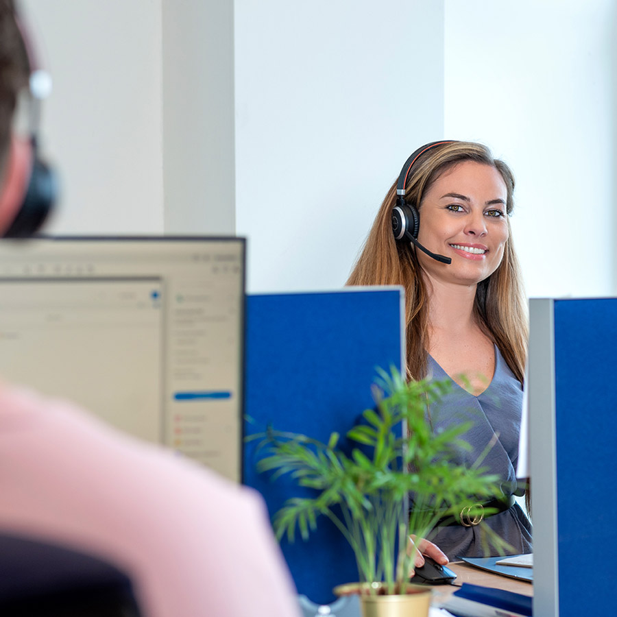 Customer support medewerker van Hoogland Medical